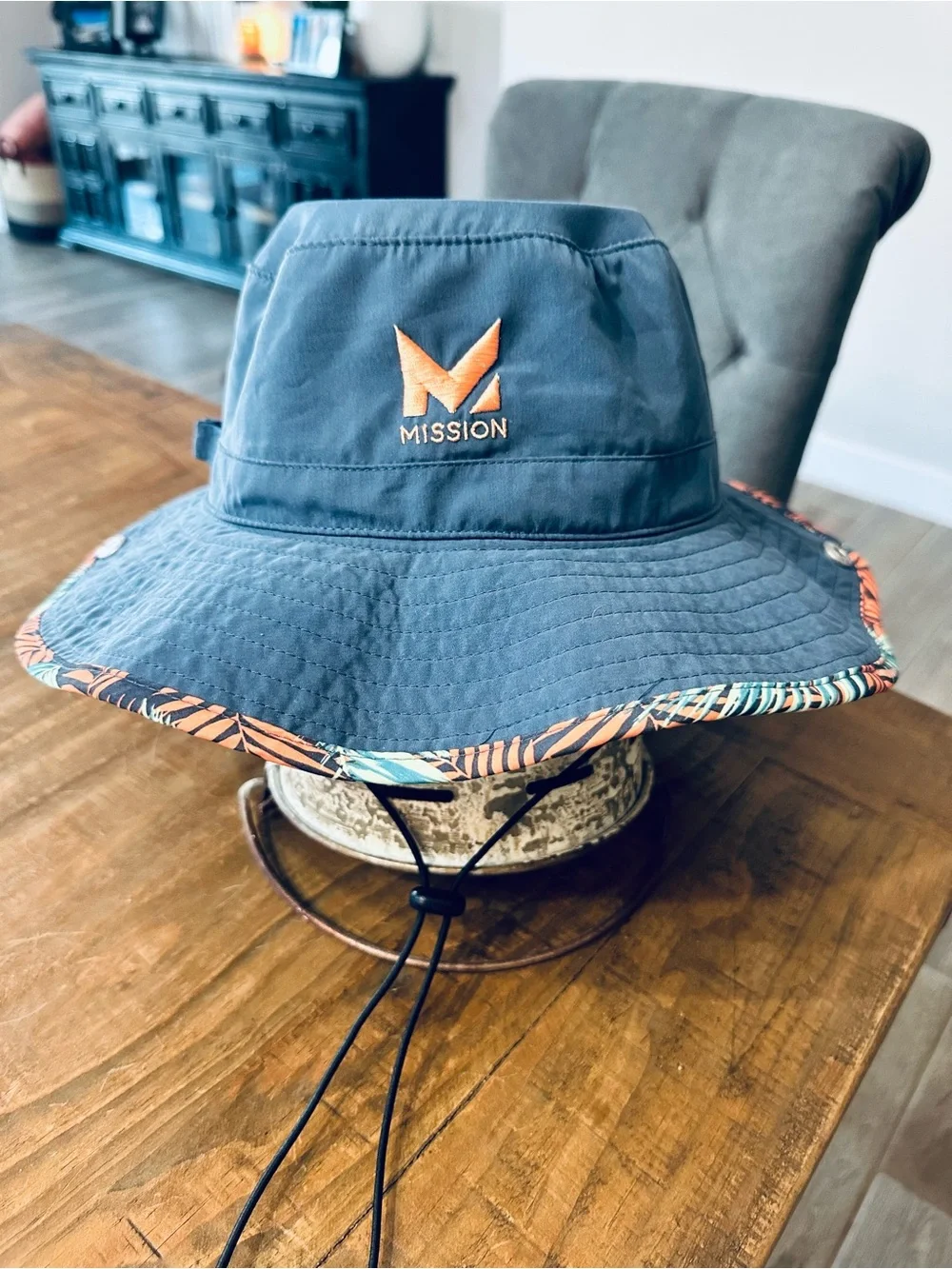 Mission Adult unisex Sea palm Polyester Wide-brim hat